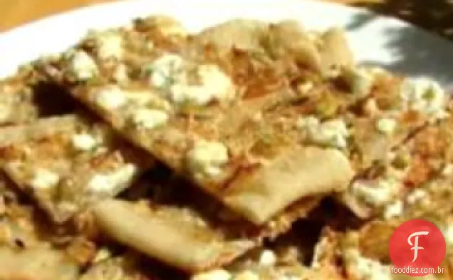Alcachofra-Feta Crostini