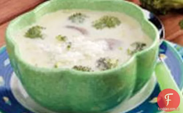 Sopa De Cevada De Brócolis