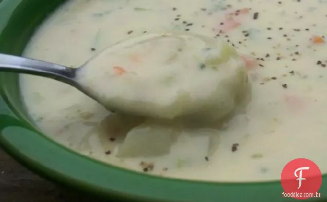 Sopa De Queijo De Batata