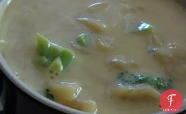 Sopa fácil de Mac e queijo