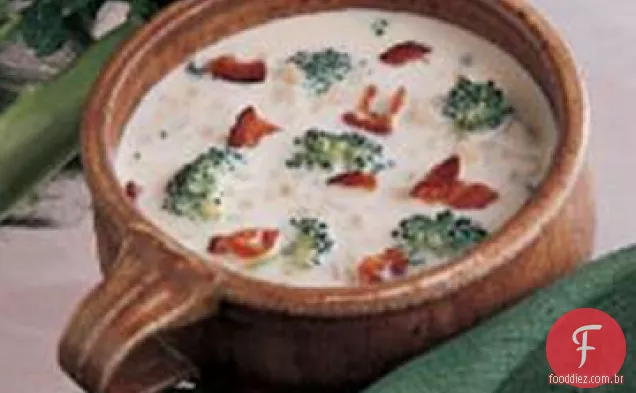 Sopa De Brócolis De Cevada