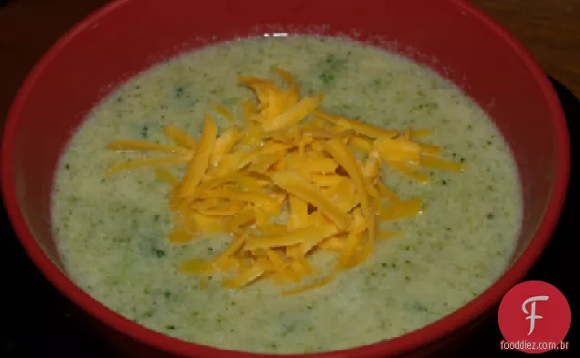 Sopa De Brócolis De Queijo