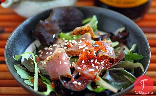 Peixe Cozido No Vapor Com Ponzu