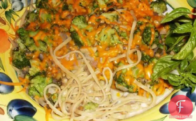 Vegan Broccoli Cream Taglietelle