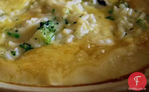 Caçarola De Brócolis E Arroz