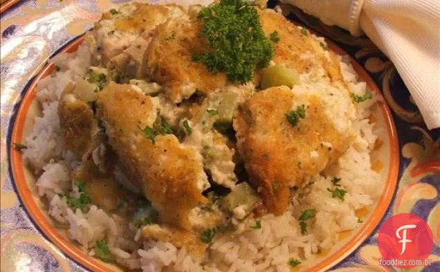 Caçarola de vegetais e massas com baixo teor de gordura