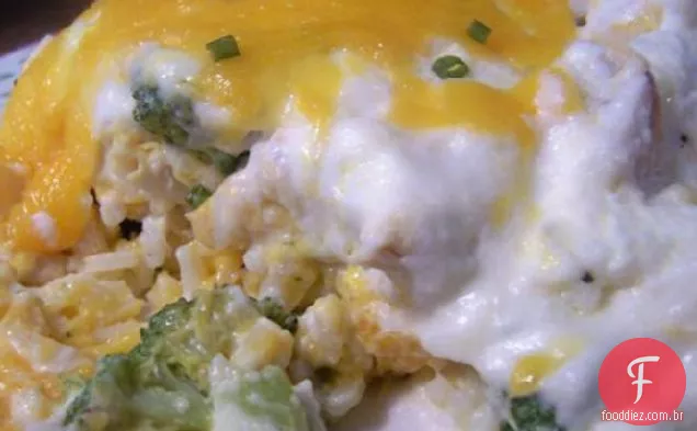 Frango Arroz Divan Assar