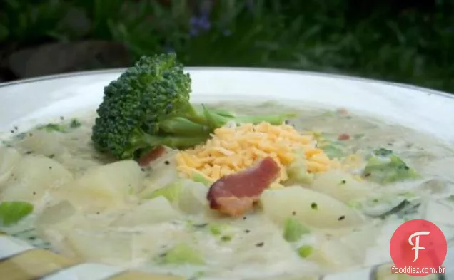 Creme de sopa de brócolis
