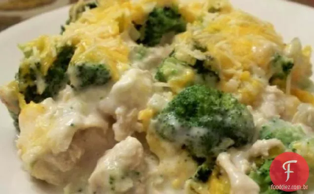Caçarola De Queijo De Brócolis De Frango