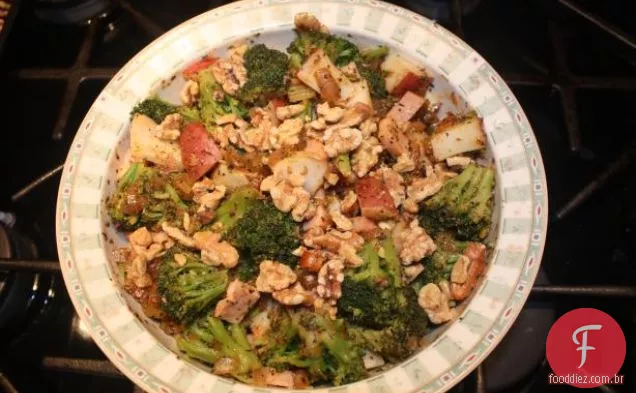Arroz Brócolis Assar