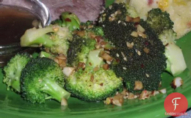 Brócolis Szechuan (Chinês)