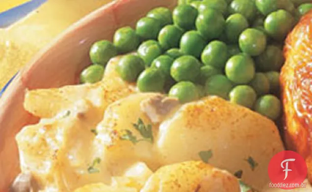 Brócolis Queijo Frigideira Batatas