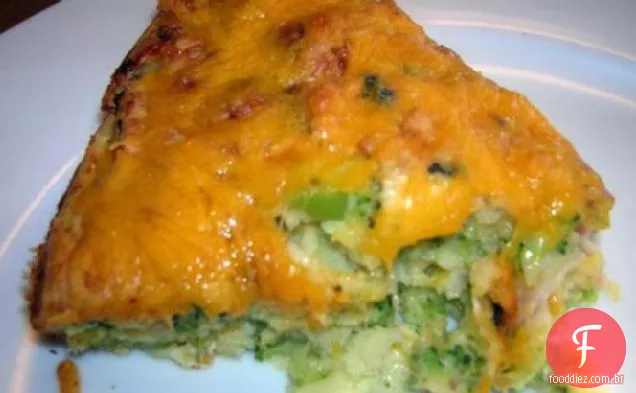 Você não vai acreditar Torta de frango e brócolis