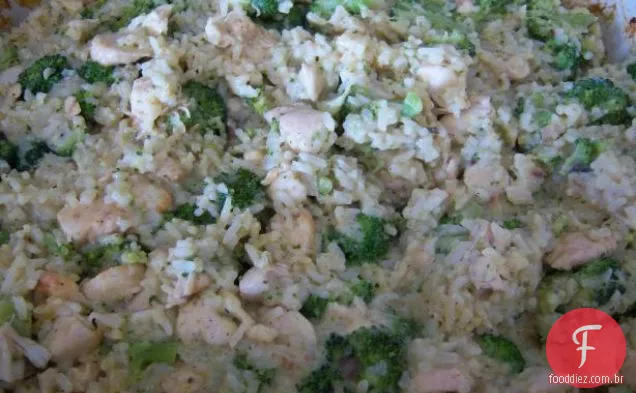 Uma refeição rápida de frango e arroz para noites agitadas!