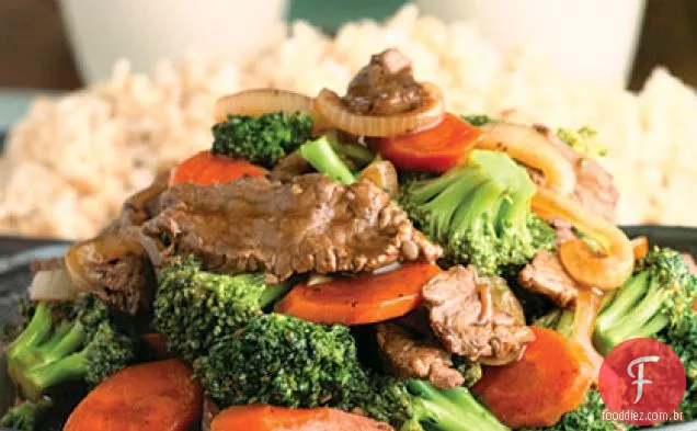 Fritar Carne E Brócolis