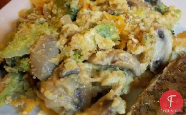 Caçarola de brócolis Dede