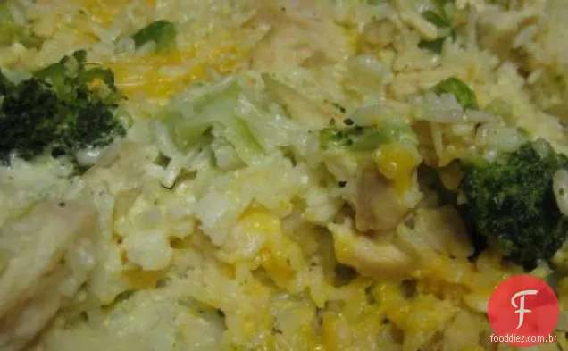 Frango Cremoso Brócolis Assar