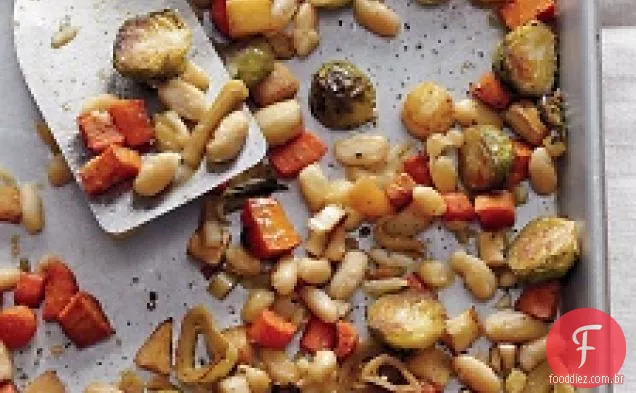 Legumes De Inverno Assados Com Feijão Cannellini