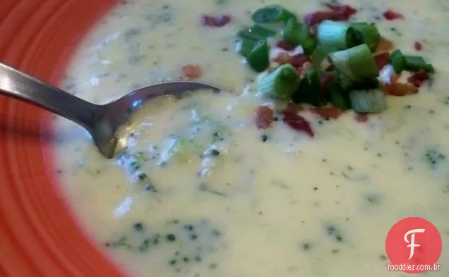 Sopa De Batata Assada Carregada