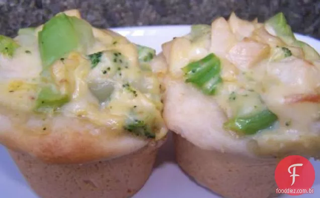Tortas De Frango-N-Brócolis