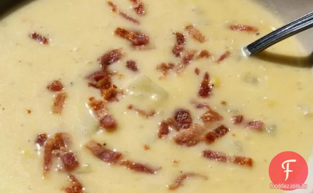 Cheddar Queijo Batata Brócolis Sopa