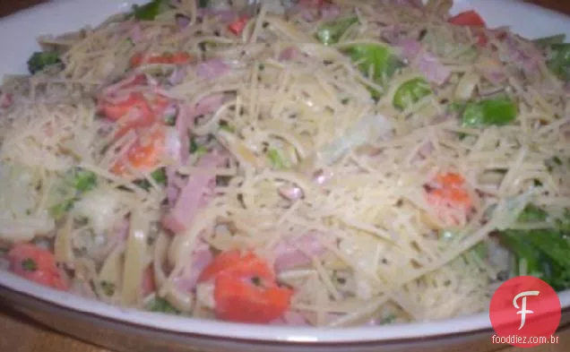 Spam Fettuccini Primavera