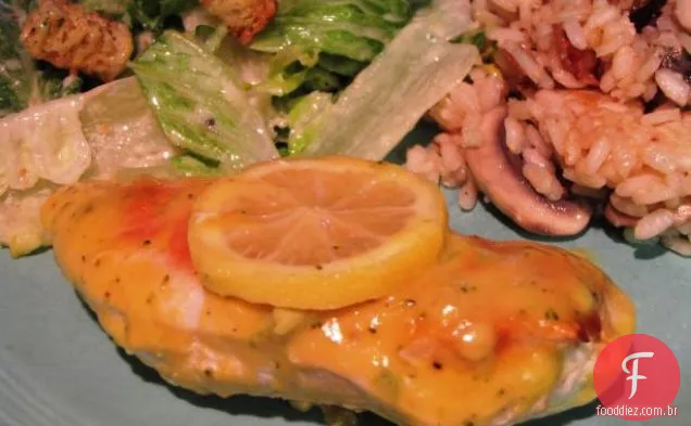 Caesar Frango Com Orzo
