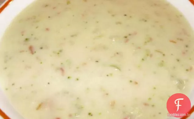 Fácil Carregado Cozido Sopa De Batata