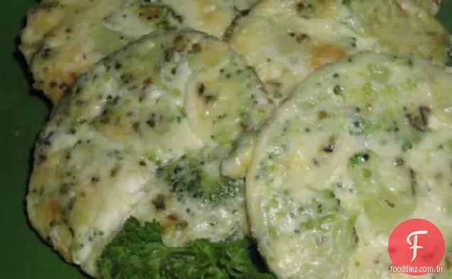 Brócolis E Cheddar Mini Quiches