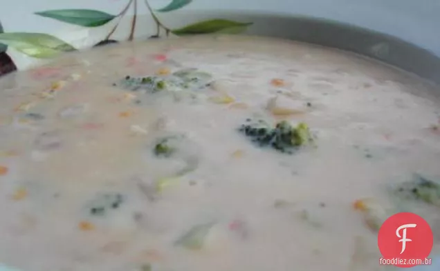 Sopa Fácil De Queijo De Batata