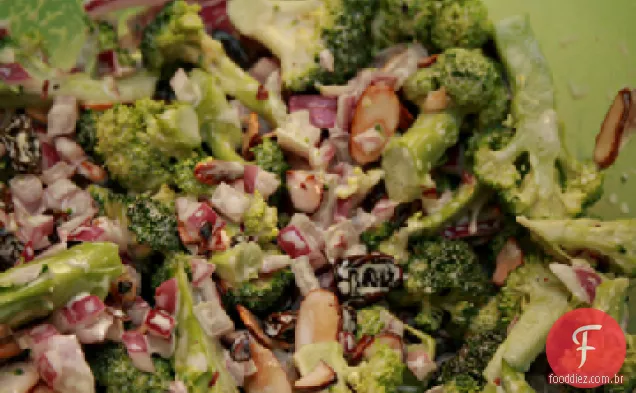 South Beach Broccoli Apple Walnut Slaw