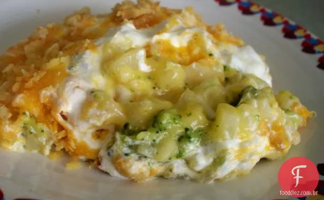 Caçarola Marrom De Hash De Brócolis