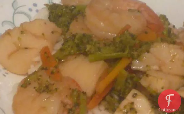 Fritura rápida e fácil da Vieira para um