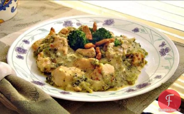 Frango e brócolis