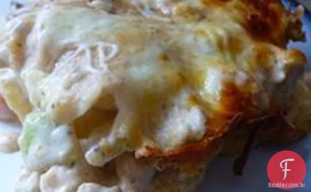 Lasanha de brócolis e cenoura