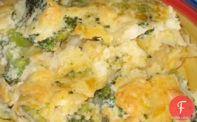 Suflê De Queijo Brócolis