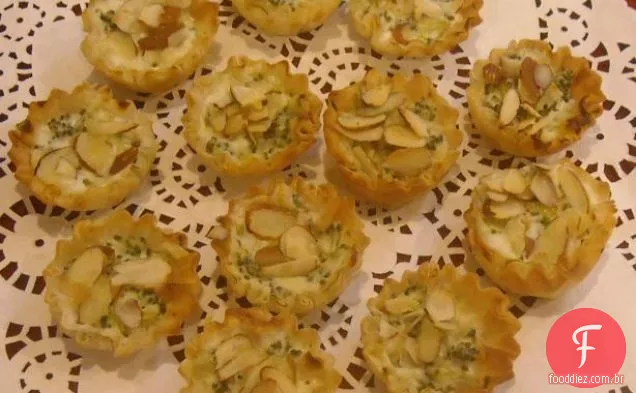 Mini Tortinhas De Queijo Azul