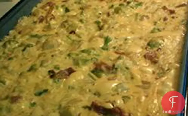 Caçarola De Queijo Brócolis