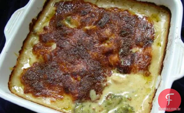Frango e brócolis Mornay