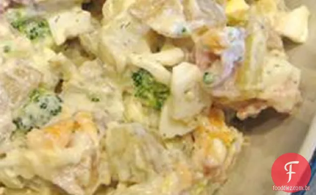 Salada de batata grossa e cremosa