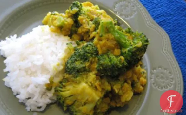 Brócolis Dal Curry