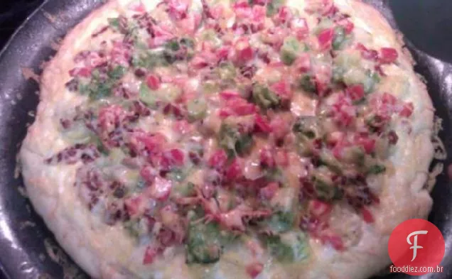 Pizza De Batata Assada Carregada