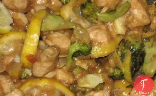 Frango Com Limão E Gengibre Com Brócolis