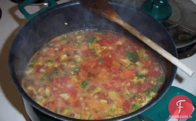 Ensopado de cevada e Cannellini