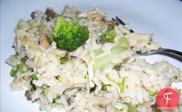 Frango E Brócolis Em Estilo Asiático
