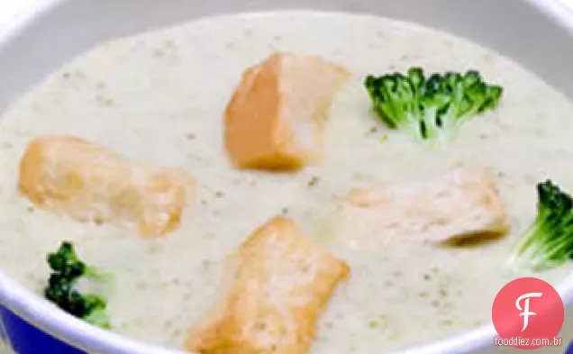 Creme de sopa de queijo brócolis I