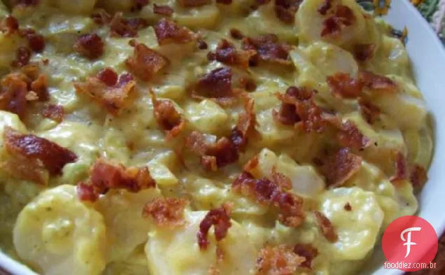 Batatas Com Casca De Cheddar