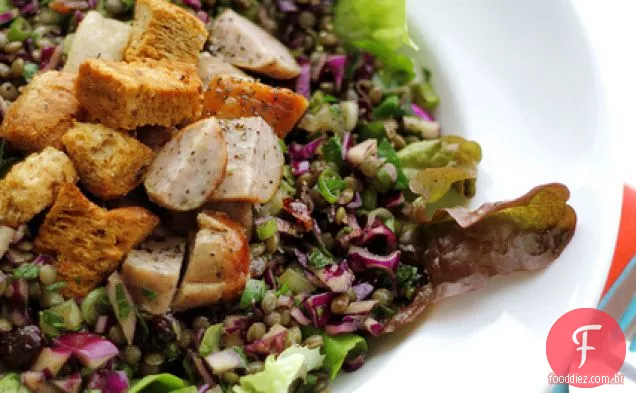 Salsicha, Lentilhas E Repolho Roxo