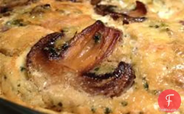 Quiche De Brócolis Cogumelo