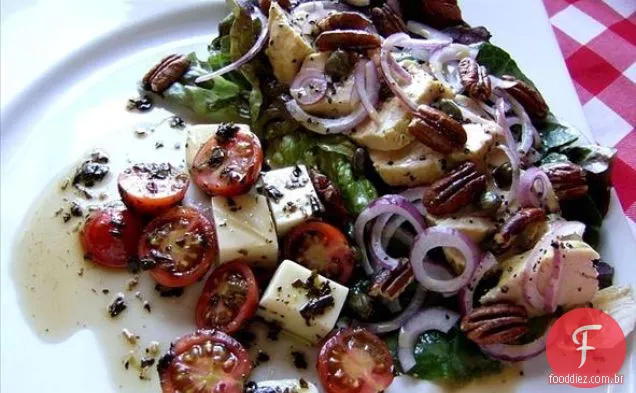 Salada De Frango Com Dois Molhos